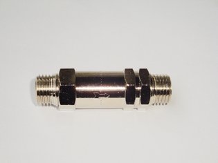 Zawór zwrotny z gwintem z/z (VITON)